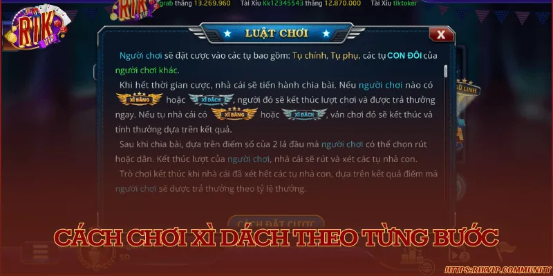 Cách chơi xì dách và mục tiêu cơ bản Cách chơi xì dách theo từng bước